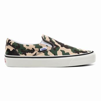 Vans Anaheim Factory Classic Slip-On 98 DX - Naisten Tennarit - Camo